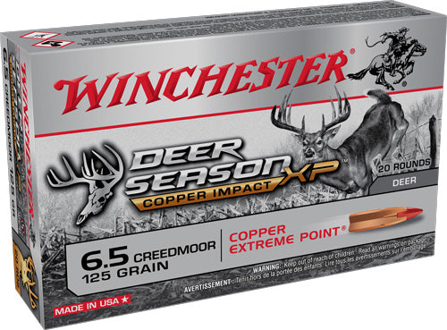 Winchester Deer Xp 6.5cm 125gr - 20rd 10bx-cs Copper Impact