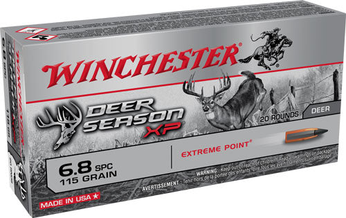 Winchester Deer Season 6.8spc - 115gr Xtreme Pnt 20rd 10bx/cs