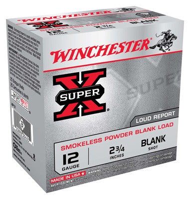 Winchester Blanks 12ga 2.75" - 25rd 10bx-cs Smokeless