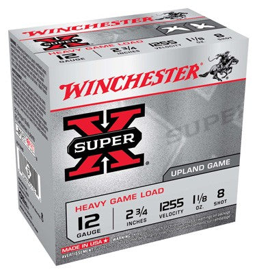 Winchester Super-x 12ga 2.75" - Case Lots 1255fps 1-1/8oz 8