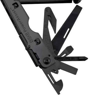 Sog Multi-tool Power Assist - Black Oxide W/sheath