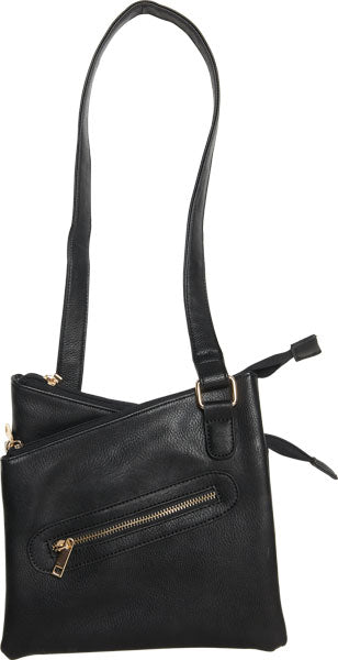 Bulldog Concealed Carry Purse - Cross Body Style Black
