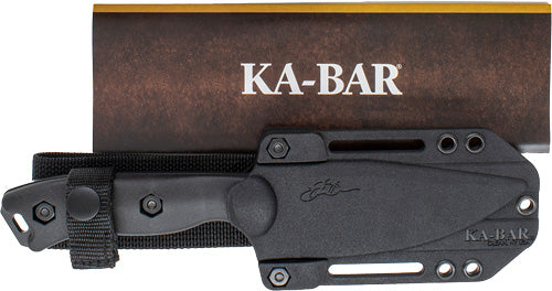 Ka-bar Becker Black Harpoon - 4.5" Fixed W- Celcon Sheath