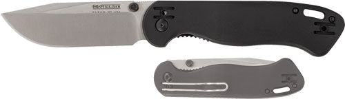 Ka-bar Becker Folder 3.55" - Satin Fine Edge W-pocket Clip