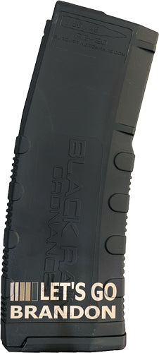 Black Rain Magazine 5.56x45 - 30rd Black Lets Go Brandon