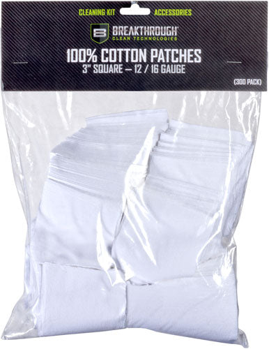 Breakthrough Cleaning Patches - 3" Square .12/.16 Ga 50 Pack