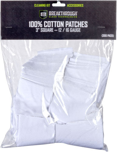 Breakthrough Cleaning Patches - 3" Square .12/.16 Ga 50 Pack