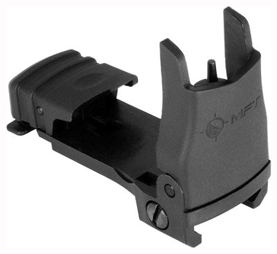 Mft Front Backup Polymer Sight - Flip Up Elevation Adjustment