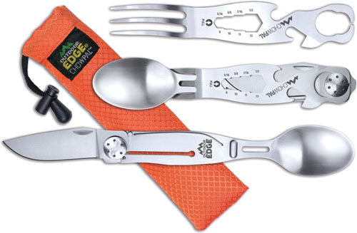 Outdoor Edge Chowpal Mealtime - Multitool W-knife & Orng Pouch