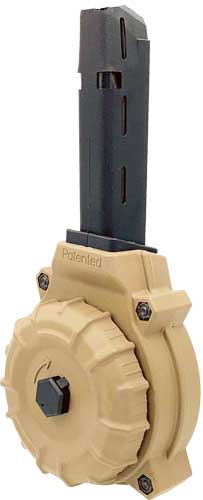 Pro Mag Magazine Glock 17-19 - 9mm 50rd Drum Flat Dark Earth