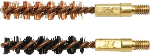 Otis Bore Brush .27 Cal 2-pk - 1-nylon 1-bronze 8-32 Thread