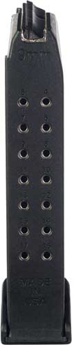 Pro Mag Magazine Glock 17-19- - 26 9mm 18rd Black Polymer