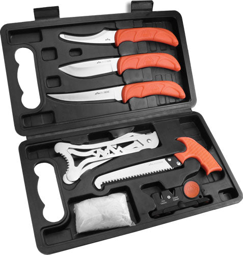 Outdoor Edge Jaeger-pak 8 - Piece Butcher Set W-hard Case