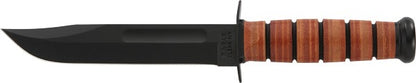 Ka-bar Fighting-utility Knife - 7" W-leather Sheath Us Navy