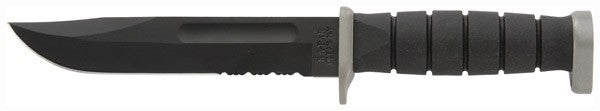 Ka-bar D2 Extreme Knife - 7" Serr W-plastic Sheath