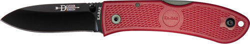 Ka-bar Dozier Folding Hunter - 3" Red