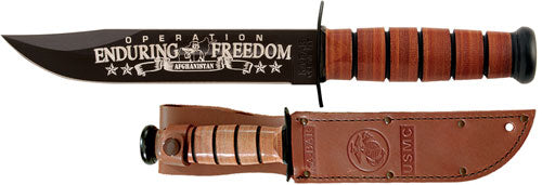 Ka-bar Usmc Oef Afghanistan - 7" W-leather Sheath Usmc