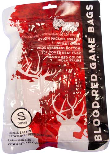 Koola Buck Anti-microbial Game - Bag Blood Red Small Single Bag