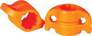Ams Bowfishing Everglide 5/16" - Safety Slide Kit 2pk Orange