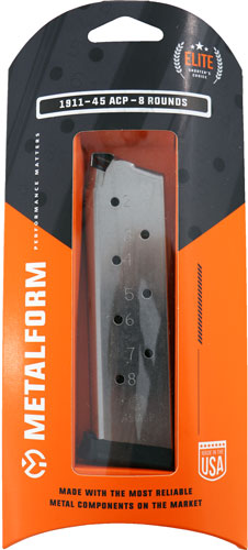 Metalform Magazine 1911 Govt. - .45acp 8rd S-s Removable Base 3