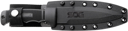 Sog Knife Seal Pup 4.75" - Black Serrated W-kydex Sheath