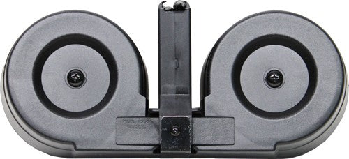 Iver Johnson Magazine Ar15 - .223 100rd Drum Blk-clear Poly