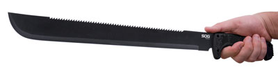 Sog Machete Sogfari 18" - Black W-sheath