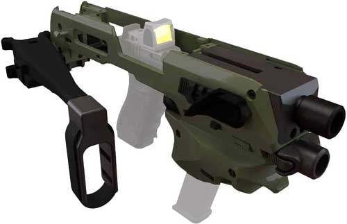 Caa Mck Micro Conversn Kit For - Glock 20/21 W/brace Green Gen3
