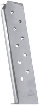 Mec-gar Magazine 1911 Govt. - .45acp 10rd Extended Nickel