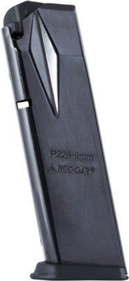 Mec-gar Magazine Sig P228 - 9mm Luger 15rd Blued