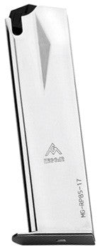 Mec-gar Magazine Ruger P85-89- - 93-94-95-pc9 9mm 17rd Nickel