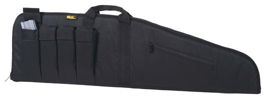 Us Peacekeeper 35" Msr Case Bl - 4 Mag Pouches 600 Denier Black