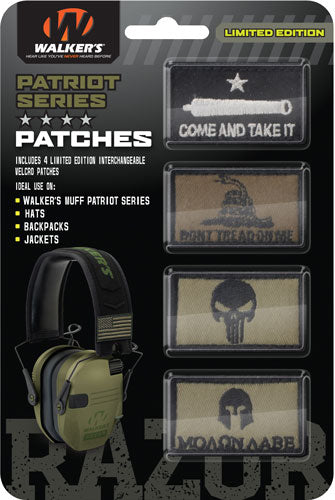 Walkers Patriot Patch Kit For - Patriot Muff American Flag 4pc