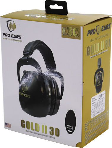 Pro Ears Gold Ii 30 Ear Muff - Electronic W-padded Base Blk