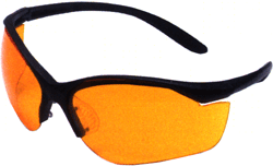 Howard Leight Vapor Ii Glasses - Black Frame-orange Lens