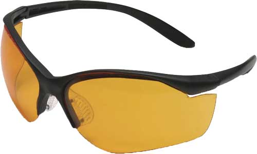 Howard Leight Vapor Ii Glasses - Black Frame-orange Lens