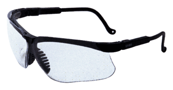Howard Leight Genesis Glasses - Black Frame-clear Lens