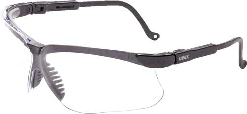 Howard Leight Genesis Glasses - Black Frame-clear Lens