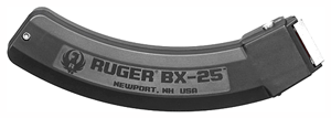 Ruger Magazine 10-22 .22lr - 25rd Black Polymer