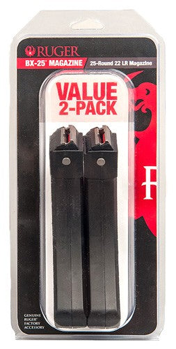 Ruger Magazine 10-22 .22lr - 25rd Polymer 2-pack