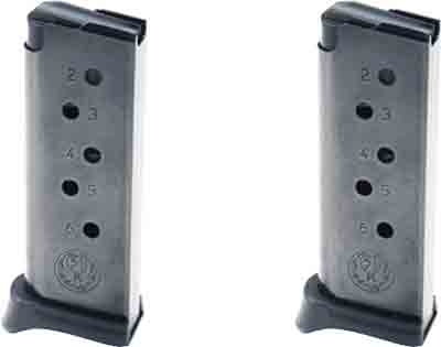 Ruger Magazine Lcp .380acp - 6rd W-finger Ext. 2-pack
