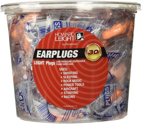 Howard Leight Leightplugs - Disposable Ear Plugs 100 Tub