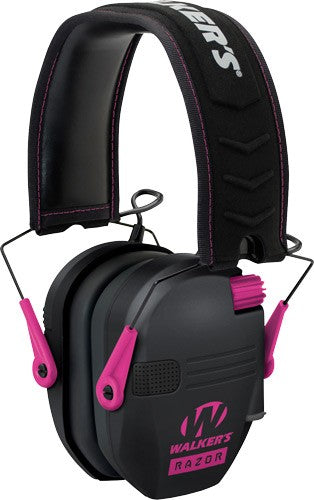 Walkers Muff Electronic Razor - Slim Tactical 23db Black-pink