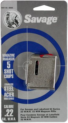 Savage Magazine 93 Series - .22wmr-.17hmr 5rd Stainless