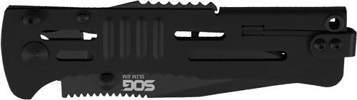 Sog Knife Slim Jim Black Tini - Black Clip Point 3.18" Blade