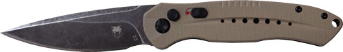 Cobratec Diablo Side Button - Auto 3" D2 Fde-stnwsh Blk Bld