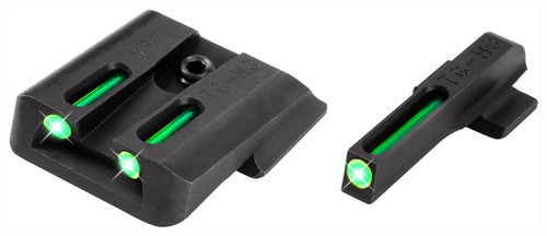 Truglo Sight Set S&w M&p - Tritium-fiber Optic Green