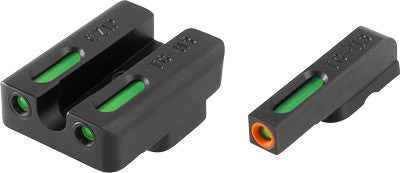 Truglo Sight Set Cz 75 Series - Tfx Pro Green-orange Outline