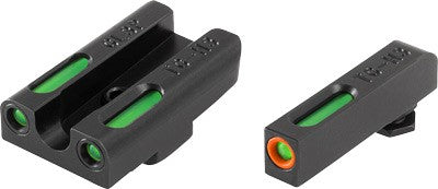 Truglo Sight Set Glock 42-43 - Tfx Pro Green-orange Outline