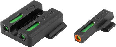 Truglo Sight Set S&w M&p Most - Tfx Pro Green-orange Outline